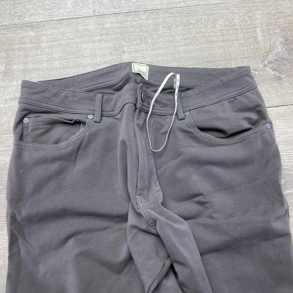 Swet Tailor Pants Mens 33x30‎ Gray Stretch Knit Chino Casual 5 Pocket Travel